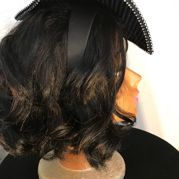 Lily & Taylor H643 Navy Ribbon Fascinator main image 9